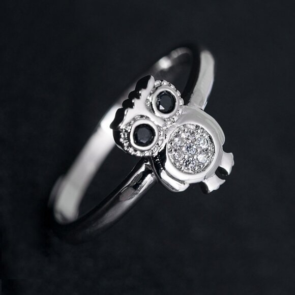 Jewelry | 925 Silver Plated 3a Cz Cute Ring For Men Women  925 Silver Plated 3A CZ Cute Ring for Men Women, FB16FA1042